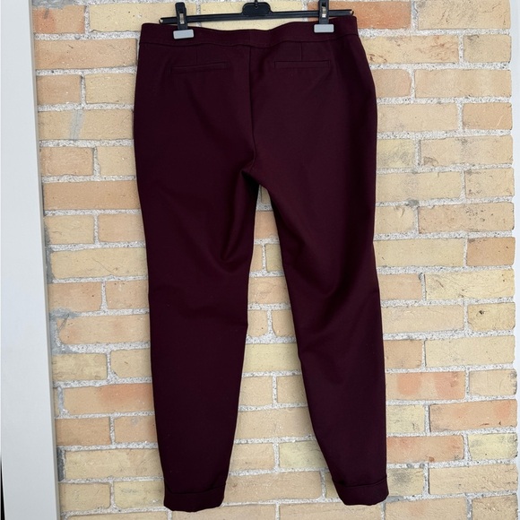 Ecru Burgundy Dress Pant - Picture 3 of 3